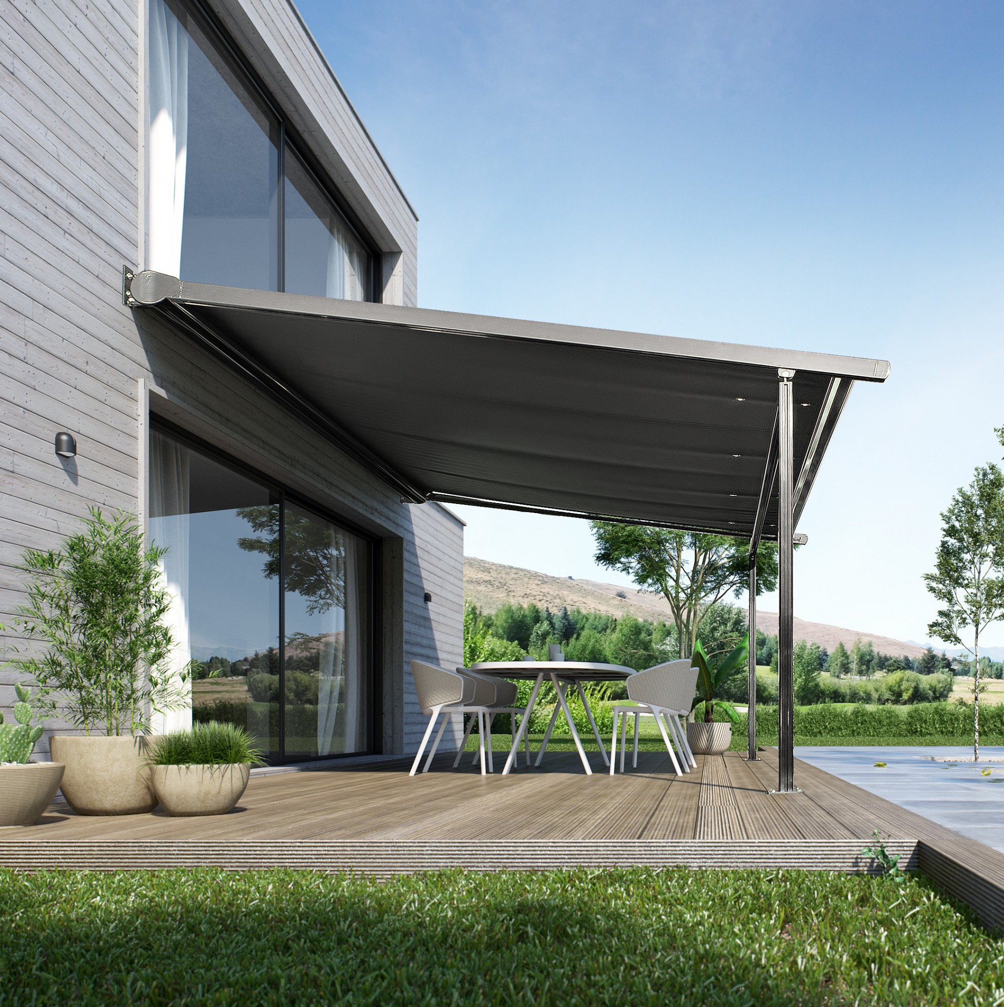 Store De Terrasse A Structure Fixe Terraclim Franciaflex