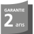 2 ans de garantie