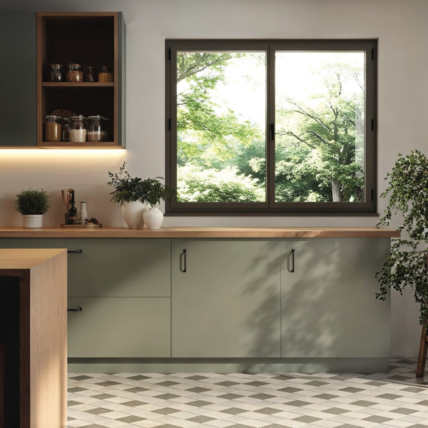 Fenêtre aluminium ouvrant caché extérieur Pléiade®