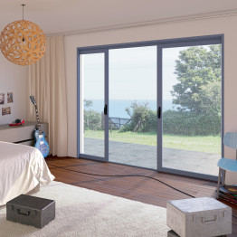 Fenêtre et baie coulissante aluminium Aluslide + à galandage