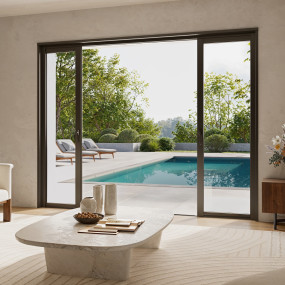 Baie vitrée à galandage Pléiade®